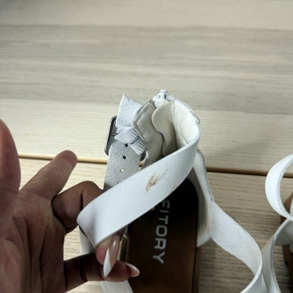 FITORY Women Flat Sandals With Casual Fashion Slides Open Toe Strap Zipper 8 - Picture 3 of 7